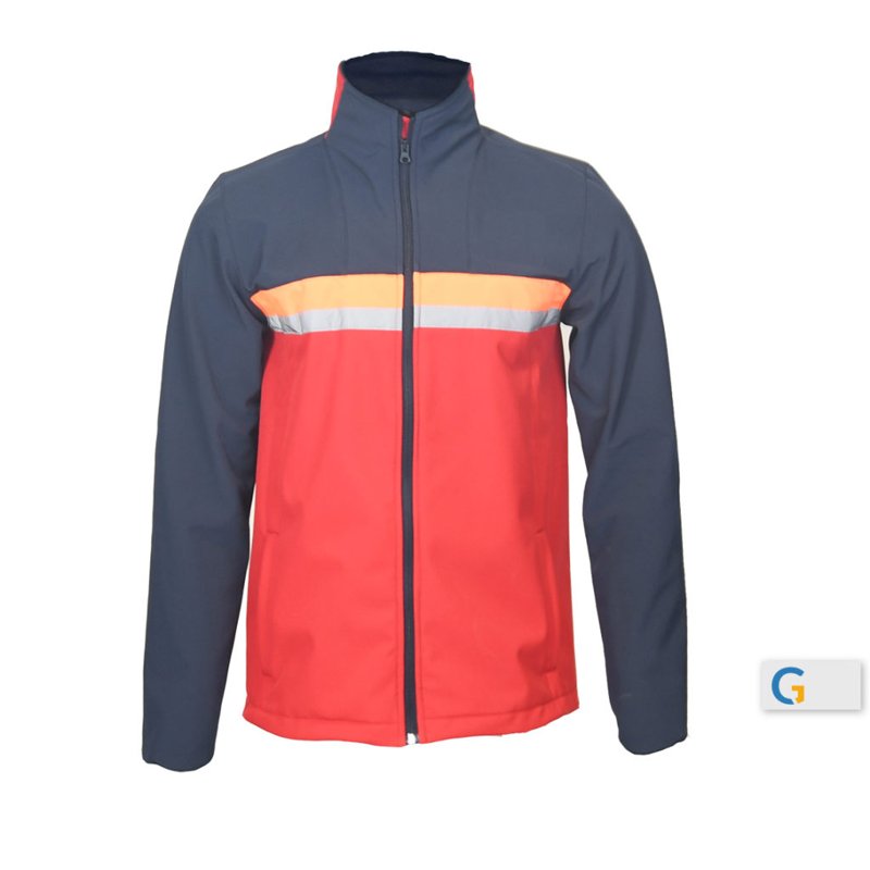 Camperón softshell Matel con reflectivo