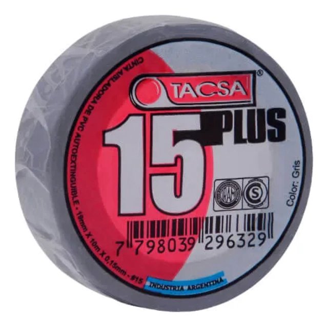 Cinta aisladora PVC 15 Plus
